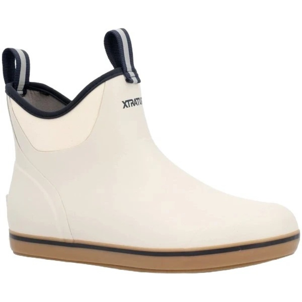 Men's Size 8 - XTRATUF Ankle Navy & Ivory Deck Boot XMAB100 NEW